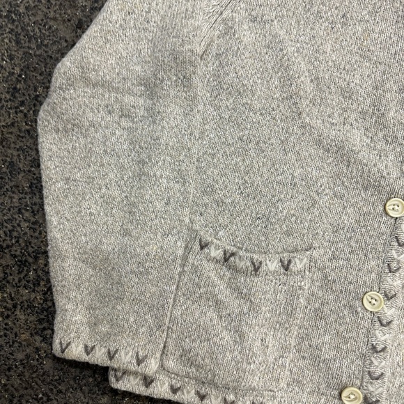 Woolrich Women’s Wool Cardigan Sweater British Tan Size Large 9103 - Picture 6 of 8